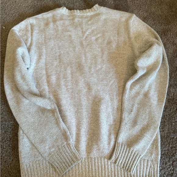 Vintage L.L. Bean Beige /cream Knit cotton sweater - unisex - Picture 4 of 8